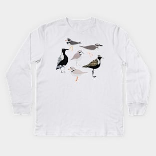 Plethora of Plovers Kids Long Sleeve T-Shirt